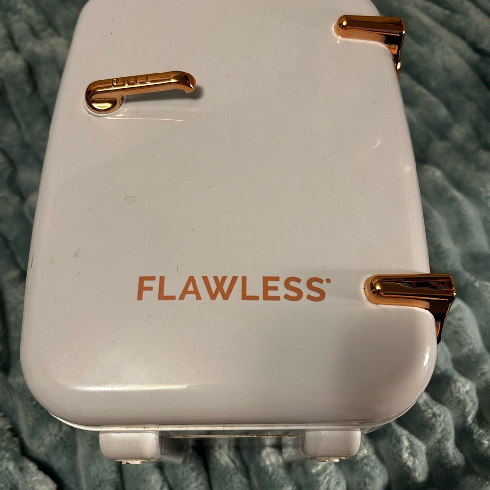 Flawless White and Gold Beauty Fridge